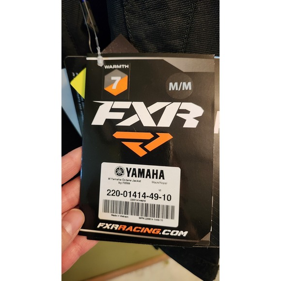 Yamaha OCTANE FXR Mens‎ Black/blue Winter Jacket. Riding/snowmobile. Medium.NWT - Picture 3 of 10